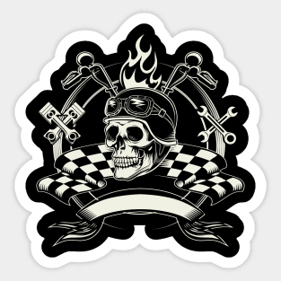 Skeleton rider Sticker